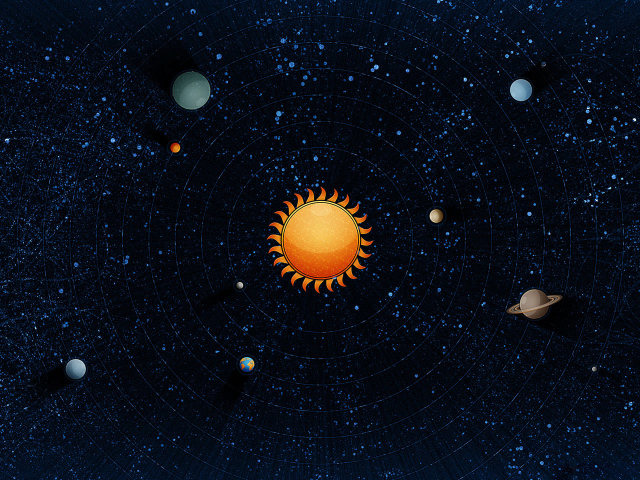 Рисунок солнечной системы