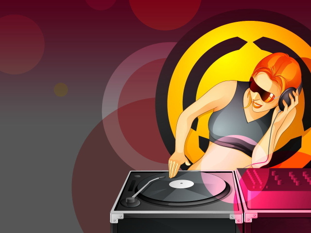 Девушка диджей 1