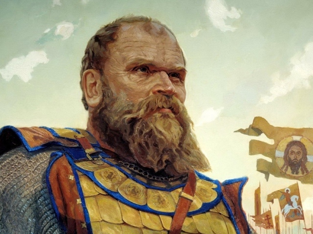 Картина Герой Куликовской битвы