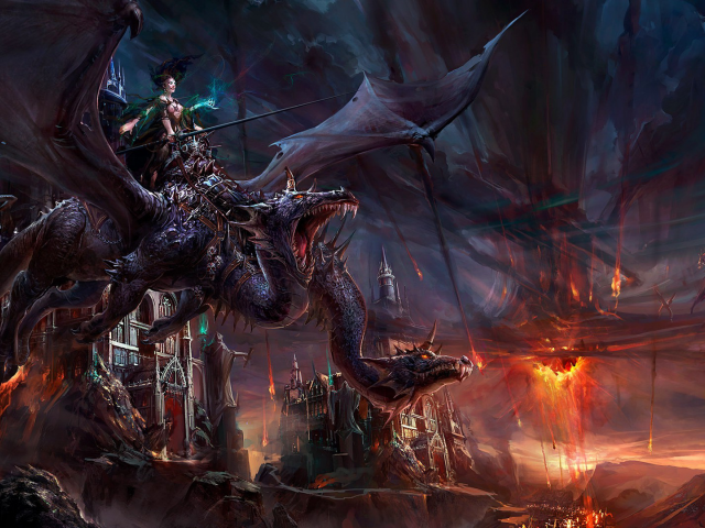 Чародейка оседлала дракона, фэнтези
