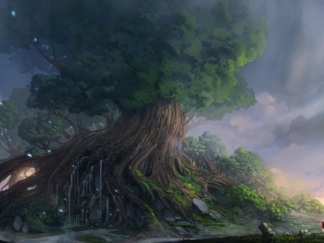 Сказочное старое дерево