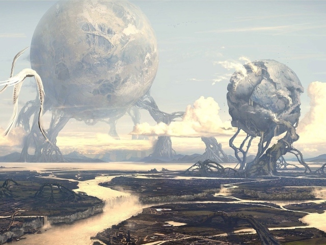 Фантастические деревья в чужом мире