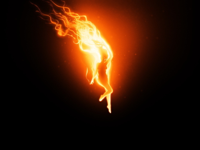 Пламенная девушка