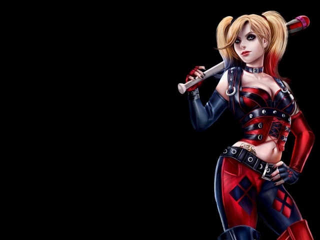 Девушка с битой Харли Квинн