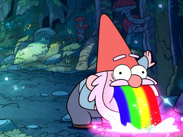 Гном и радуга