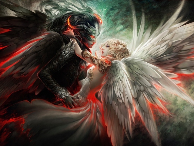 Объятия ангела и демона