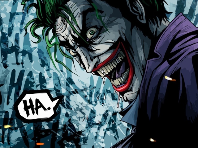 Джокер говорит Ха