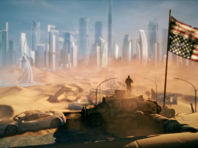 Постапокалиптический пейзаж