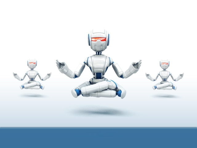 Роботы медитируют