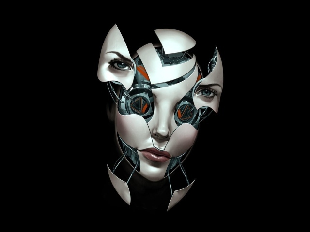 Раздвижное лицо робота