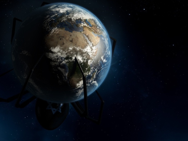 Паук охватил планету Земля