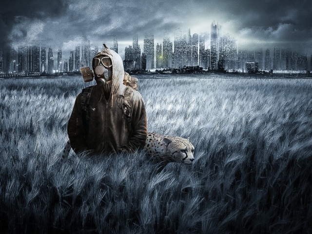 Сталкер с леопардом