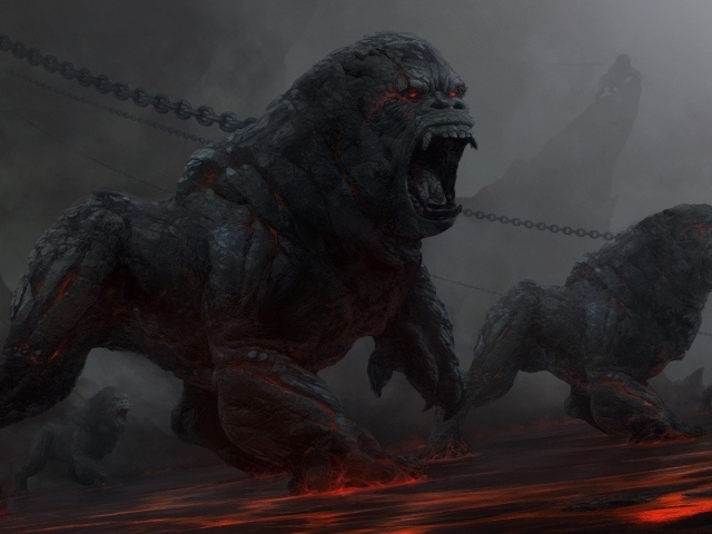 Каменные монстры на привязи