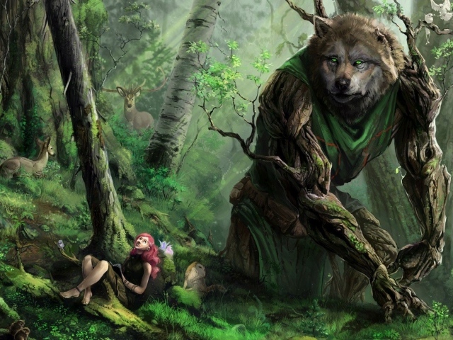 Волк хранитель леса
