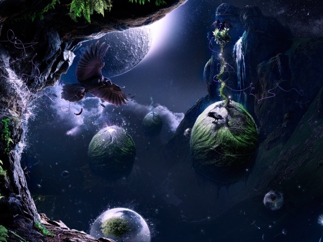 Мир летающих овальных камней