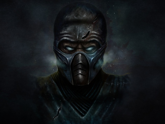 Потрепанный герой игры Mortal Kombat