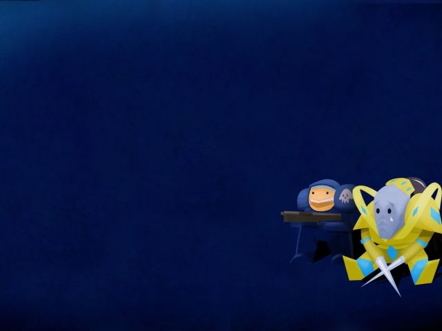 Голубой фон, игра Starcraft II