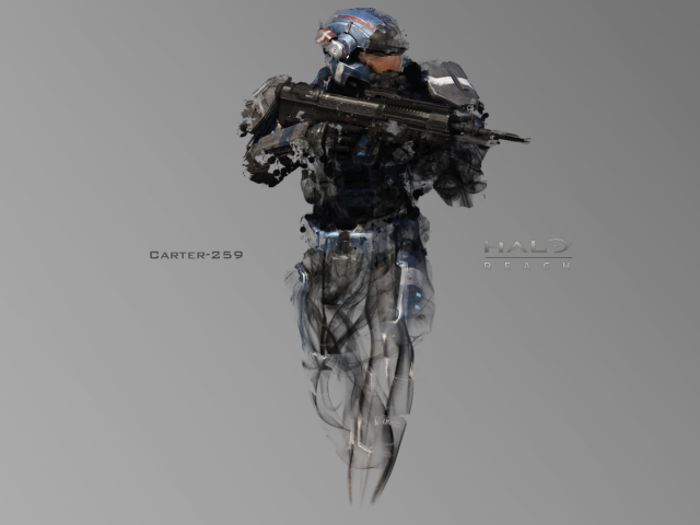 Воин Картер 259 из игры Хало