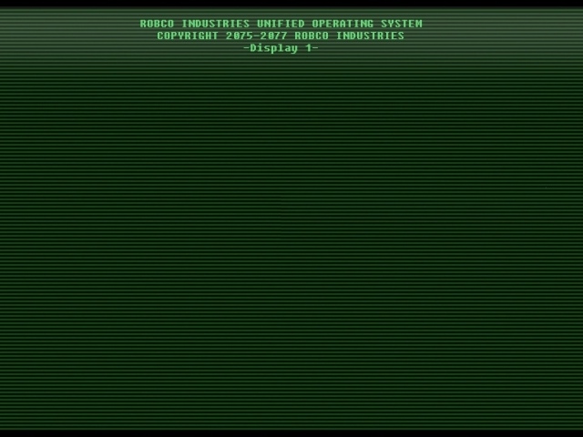 Дисплей компьютера в игре