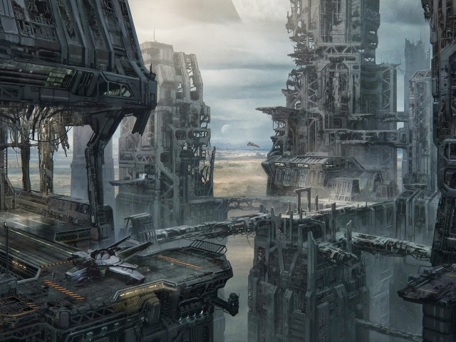 Постройки космопорта в игре Star Citizen