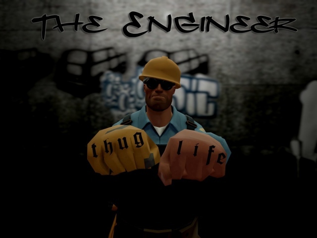 Инженер из игры Team Fortress 2