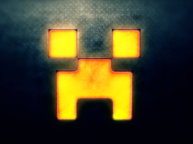 Огненная фигурка из игры Minecraft