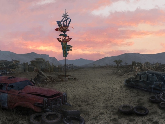 Заброшенный город в игре Fallout 3