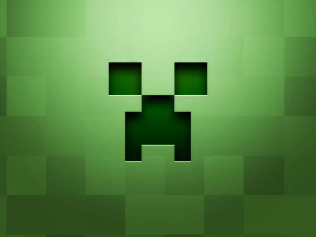 Зеленая фигурка из игры Minecraft
