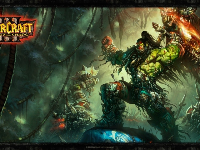 Зеленый монстр из игры World of Warcraft