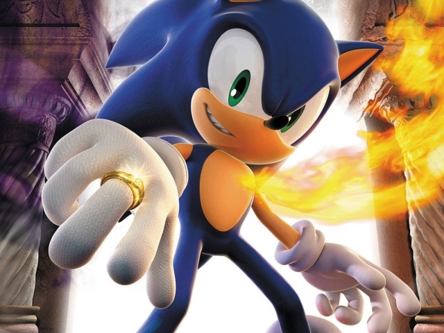 Герой видео игры Sonic