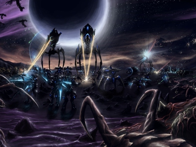 Орда инопланетян в игре Starcraft II