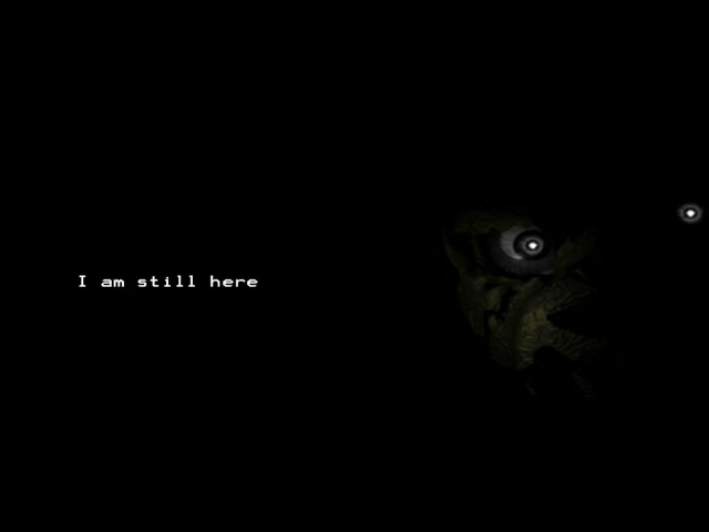 Я остаюсь здесь, игра Five Nights at Freddy's