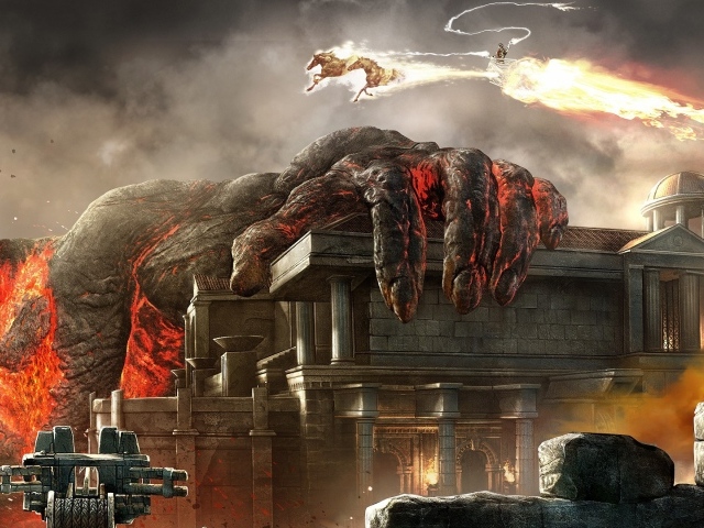 Лавовый монстр, Бог войны