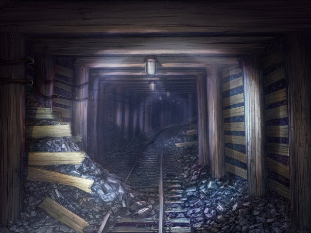 Шахтный тоннель в игре Бесконечное лето