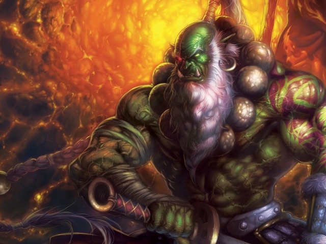 Монстр из игры Варкрафт