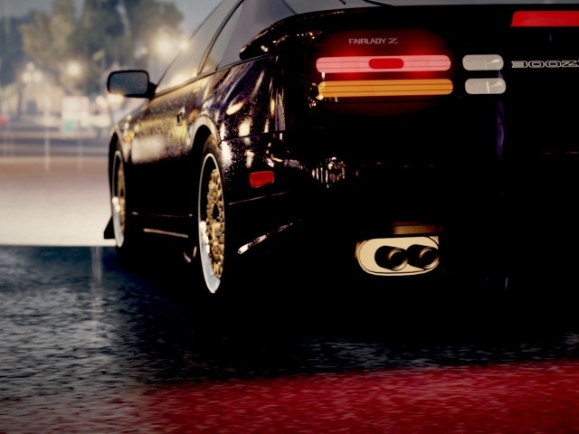 Гоночный Ниссан в игре Forza Horizon