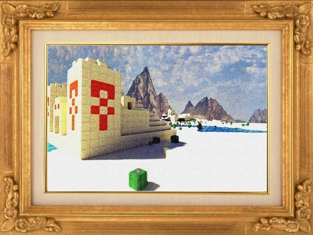Картина в игре Minecraft