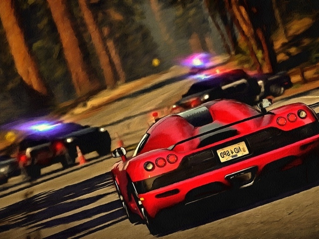 Полицейская погоня в игре