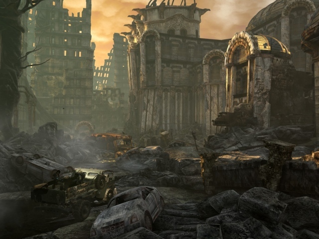 Руины в игре Gears of War 3
