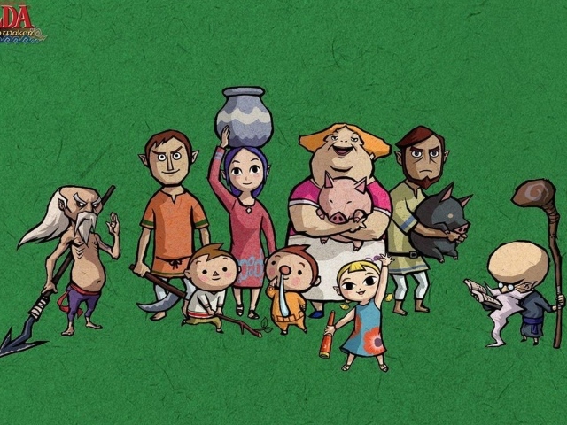 Сельские персонажи игры The Legend of Zelda