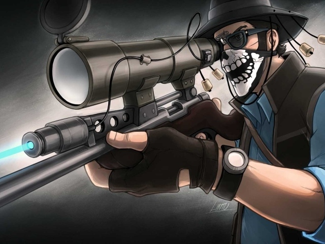 Снайпер из игры Team Fortress 2