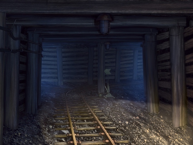 Подземная железная дорога в игре Бесконечное лето