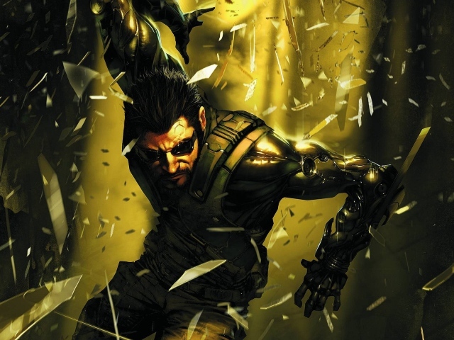 Отважный герой игры Deus Ex Human Revolution