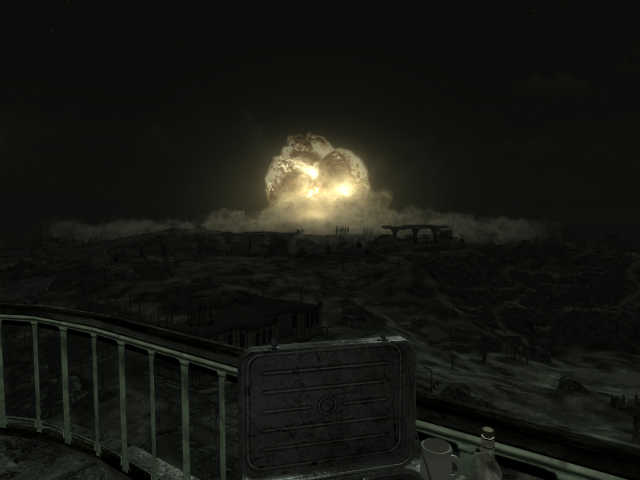 Взрыв в игре Fallout 3