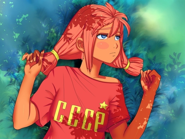 Девушка из игры Бесконечное лето