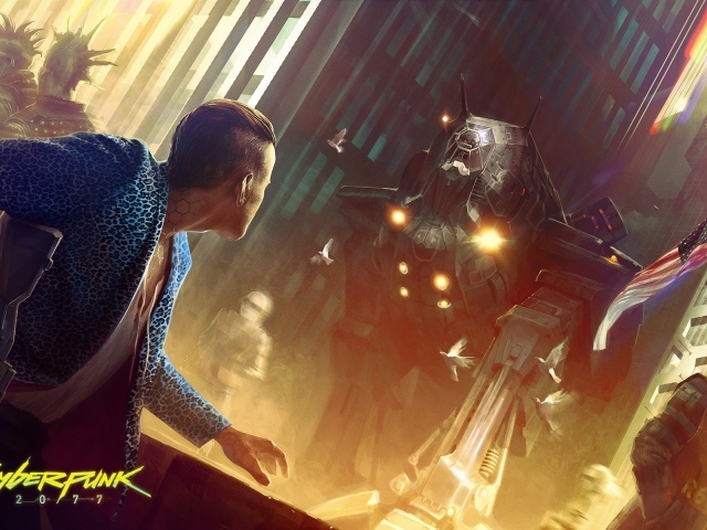 Герой игры Cyberpunk 2077