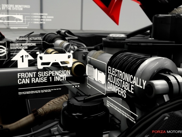 Интерфейс игры Forza Motorsport