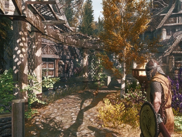 Деревня в игре The Elder Scrolls V Skyrim