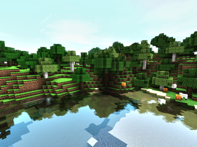 Растительность в игре Minecraft