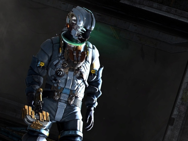 Воин в костюме из игры Dead Space 3